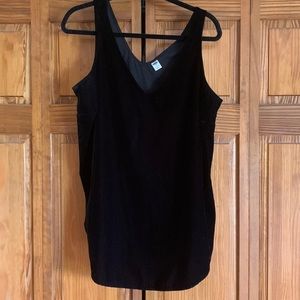 Old navy black suede tank top